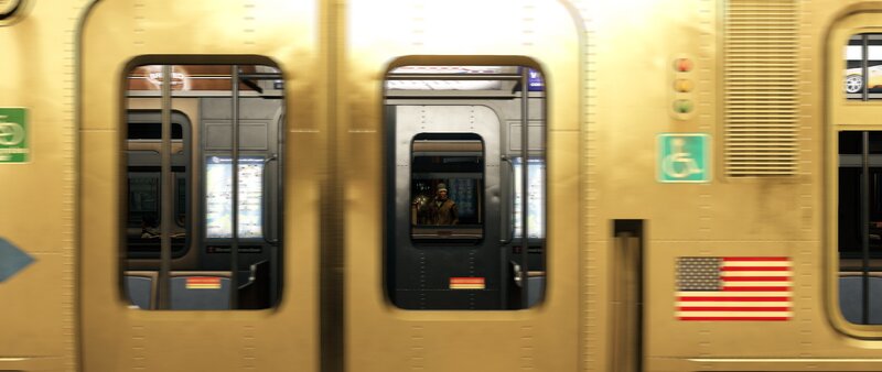 Passenger on Subway