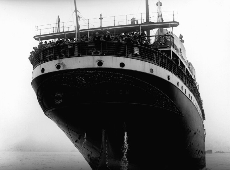Passenger ship at sea