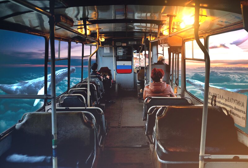 Passengers on a Bus