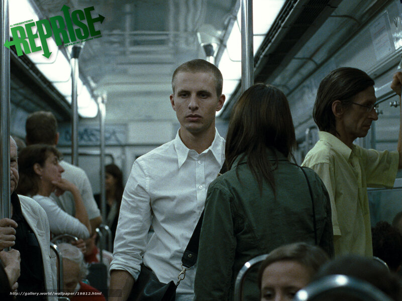 Passengers on a subway train