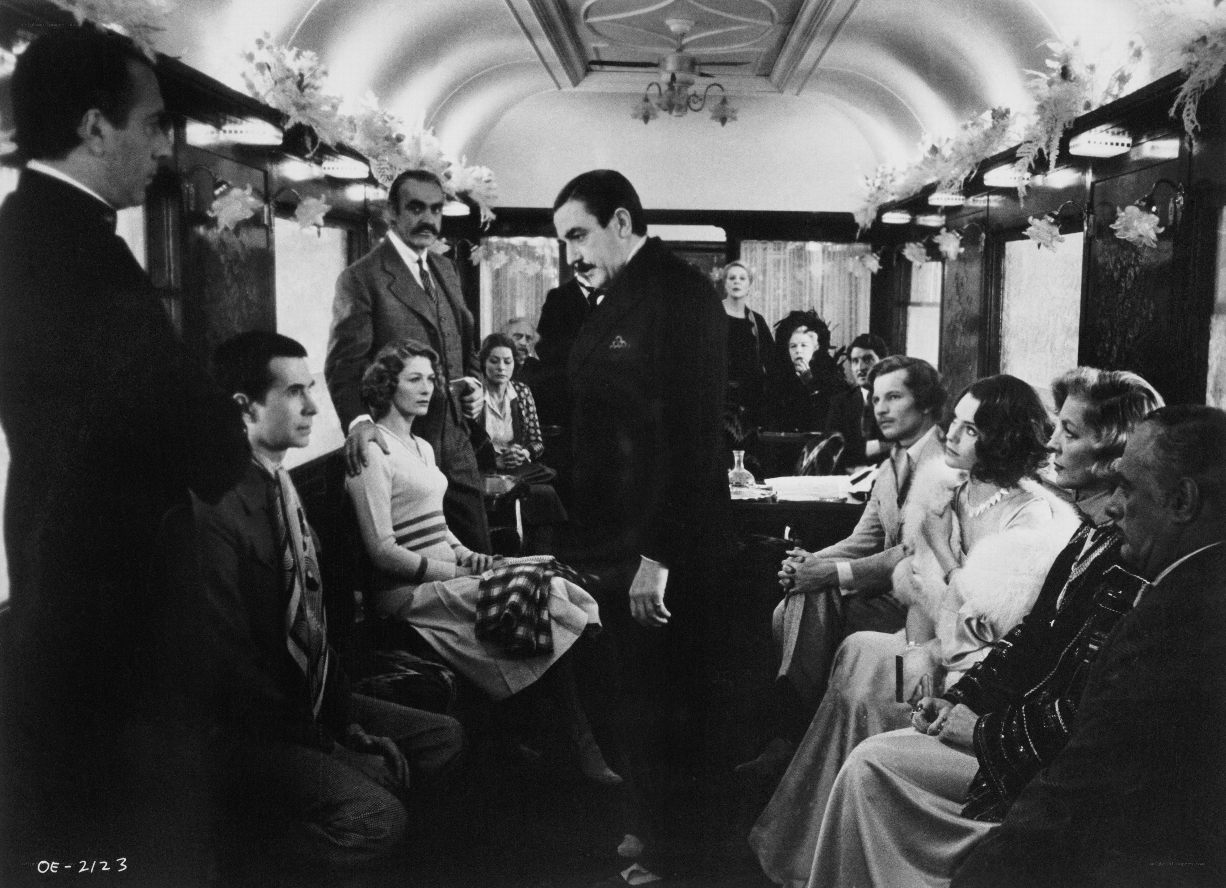 Passengers on a train
