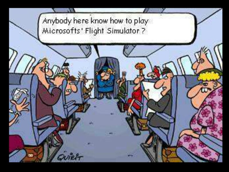 Passengers on Airplane