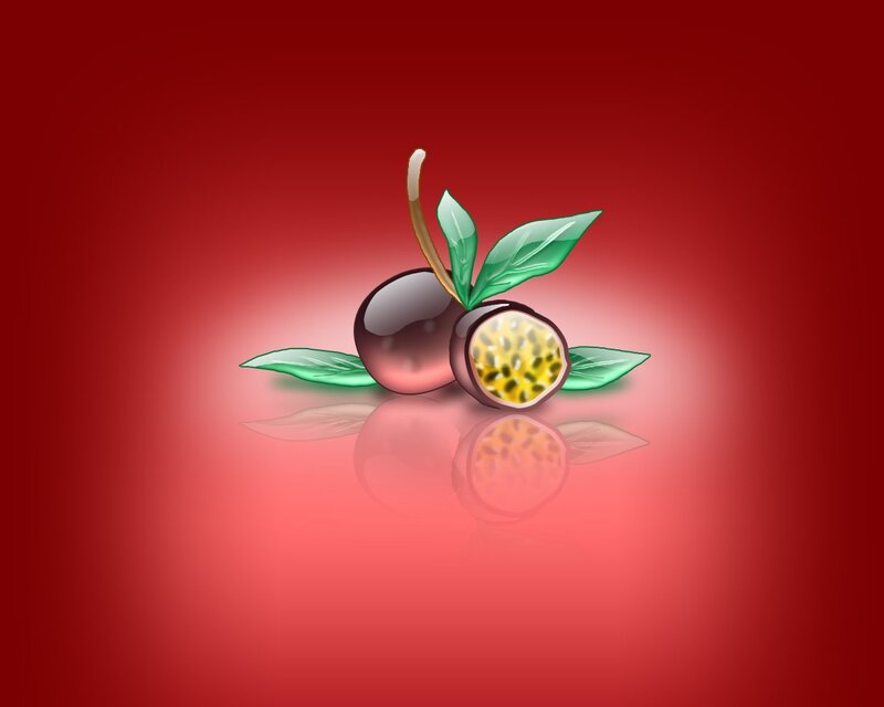 Passion fruit illustration
