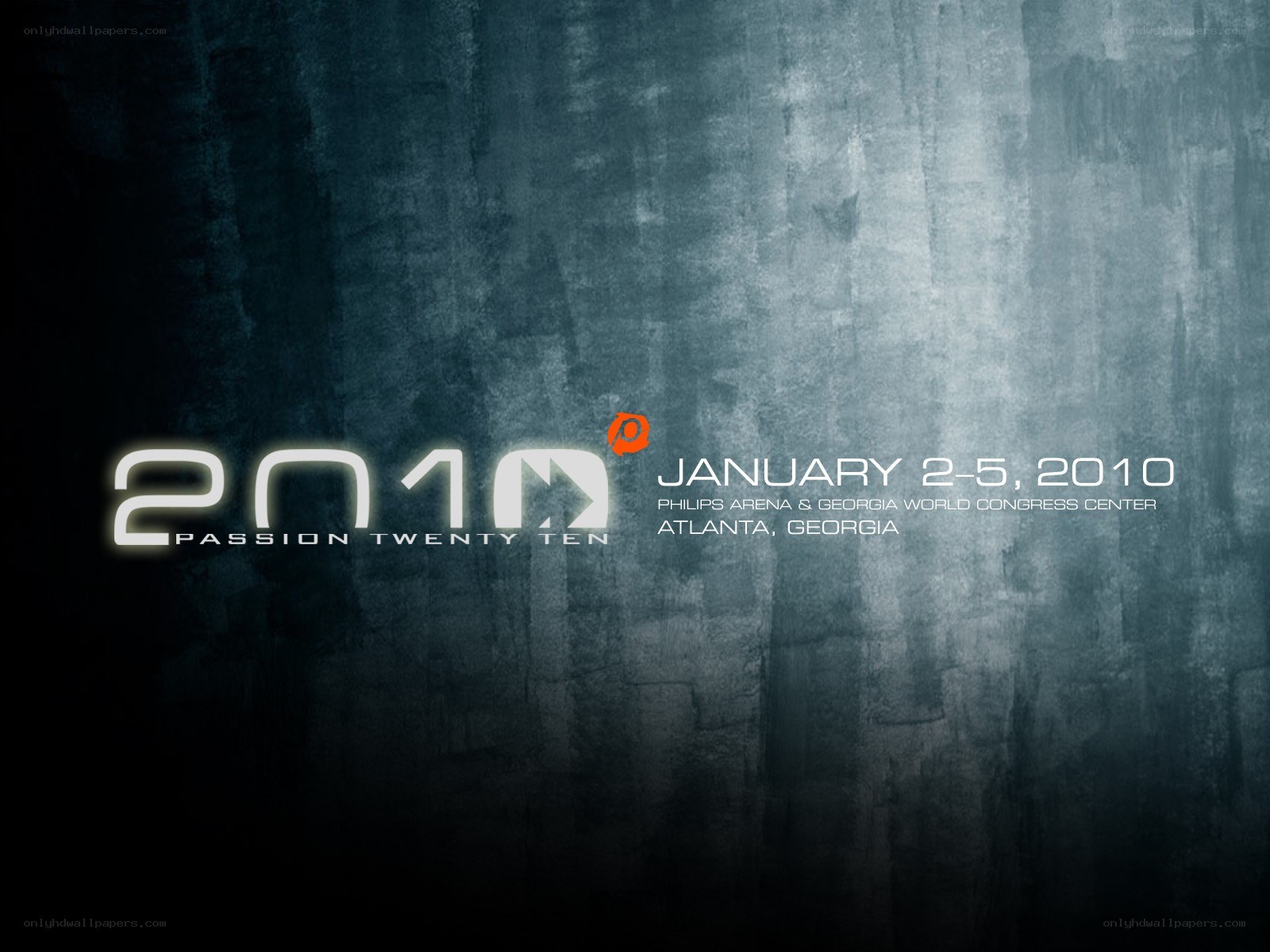 Passion Twenty Ten event poster