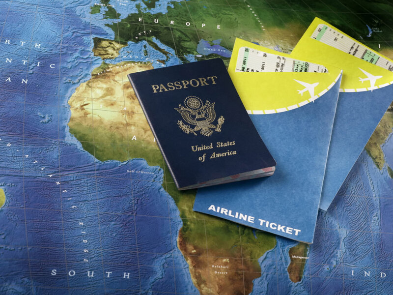Passport and Airline Tickets