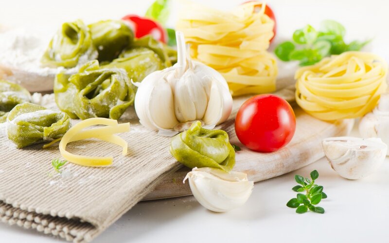 Pasta and Fresh Ingredients