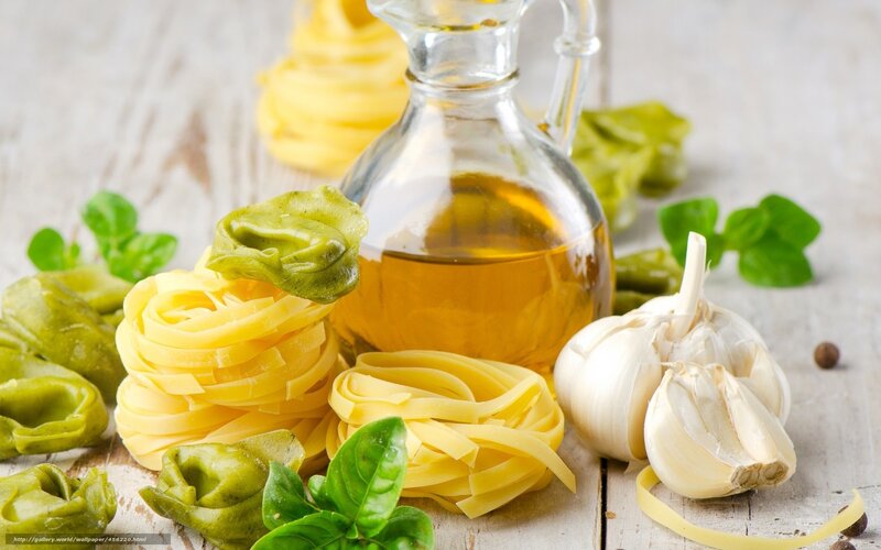 Pasta and Ingredients