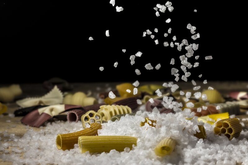 Pasta and Salt Falling