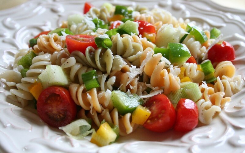 Pasta Salad on Plate
