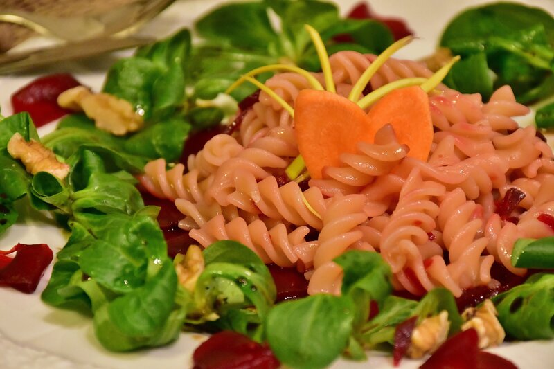 pasta salad with vegetables