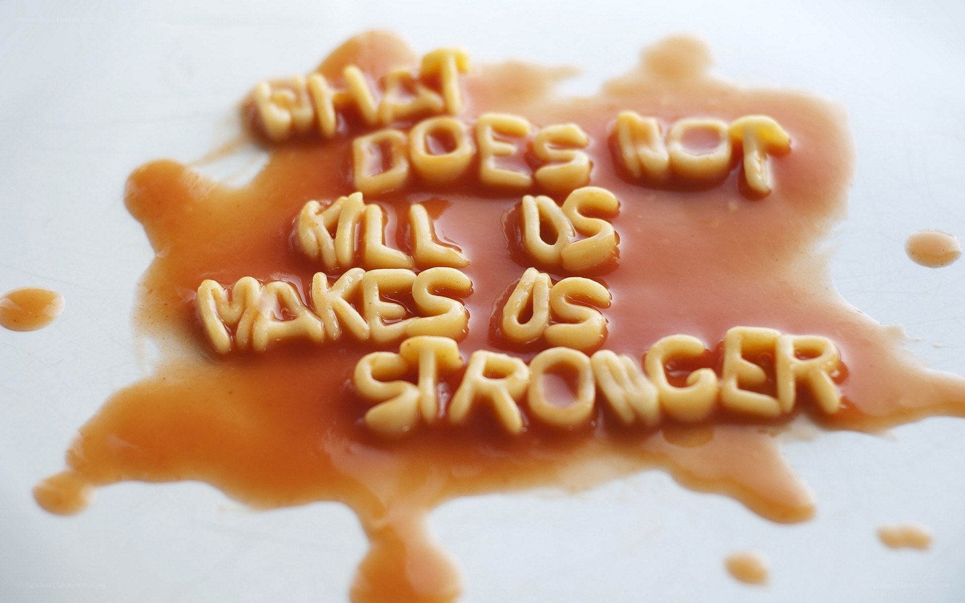 Pasta spelling a quote