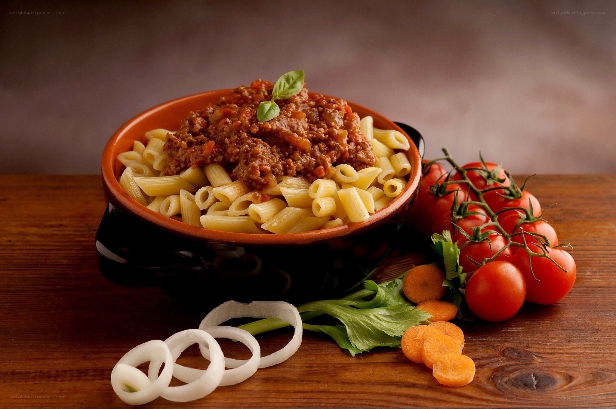 Pasta with meat sauce