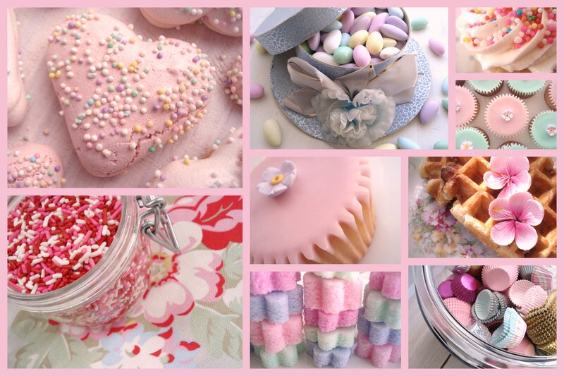 Pastel-colored Desserts