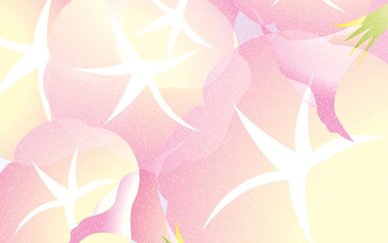 pastel floral abstract pattern