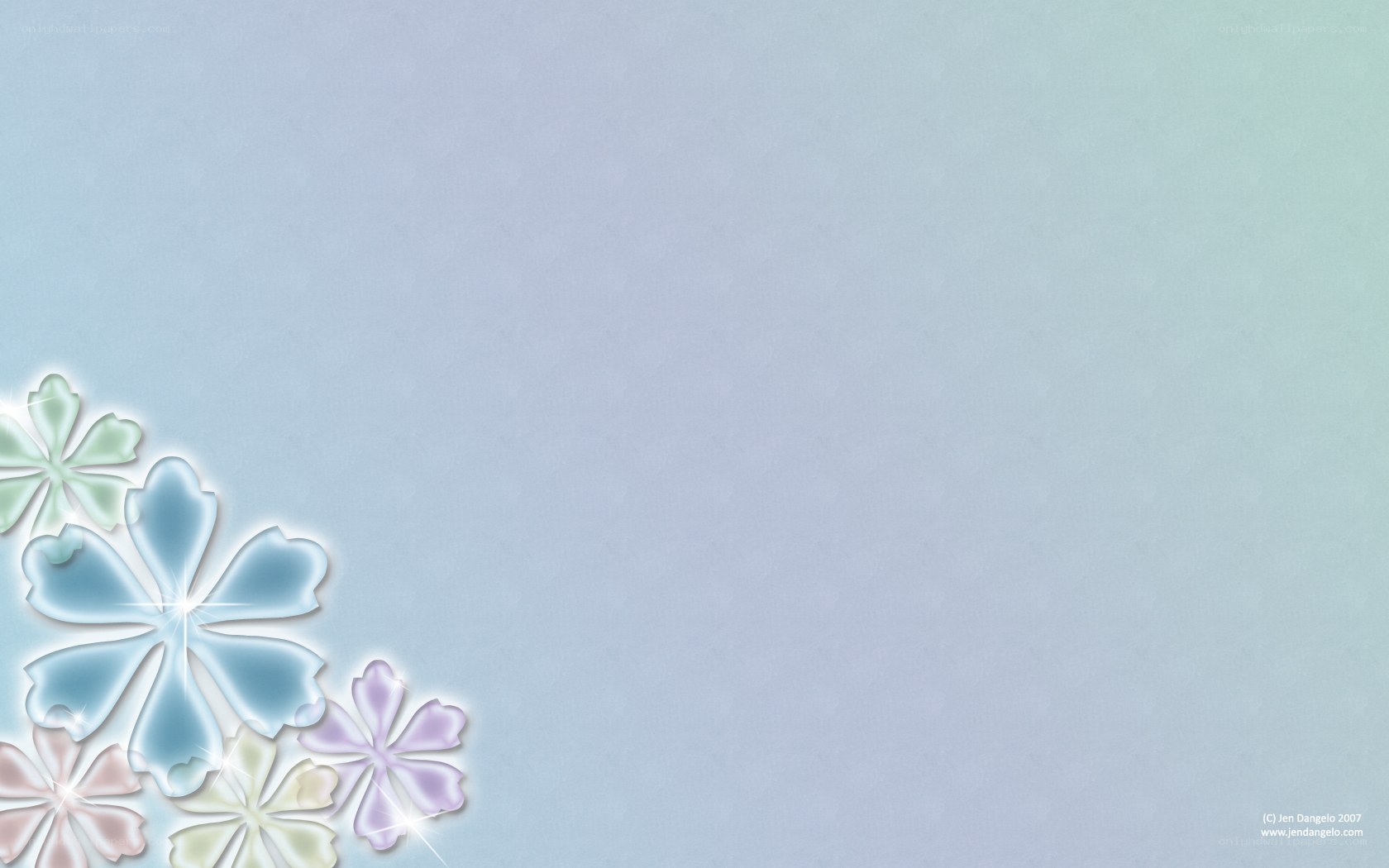 pastel floral design background