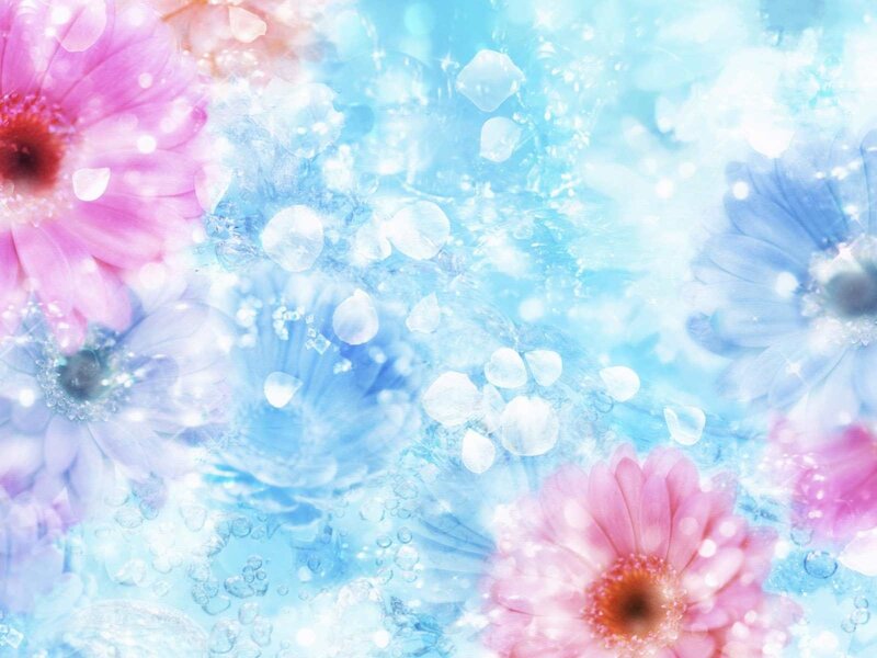 pastel floral dreamy background