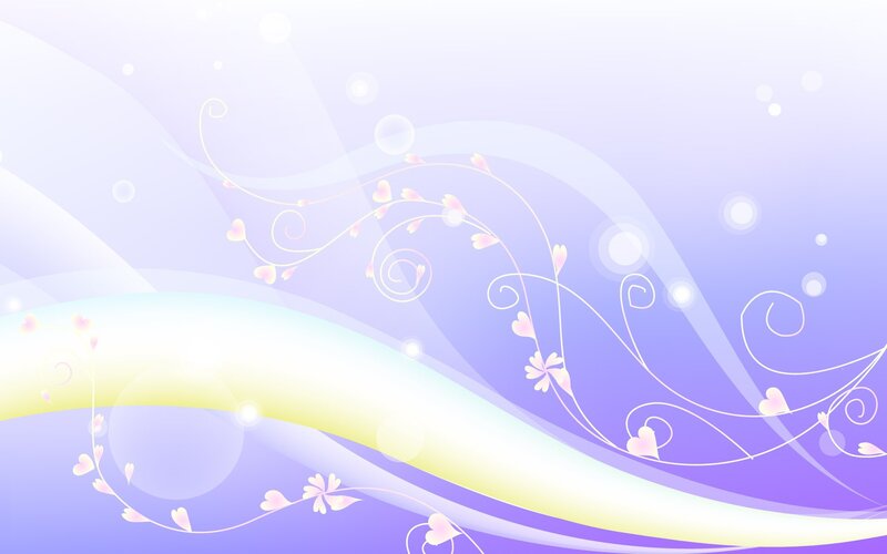 pastel floral wave design