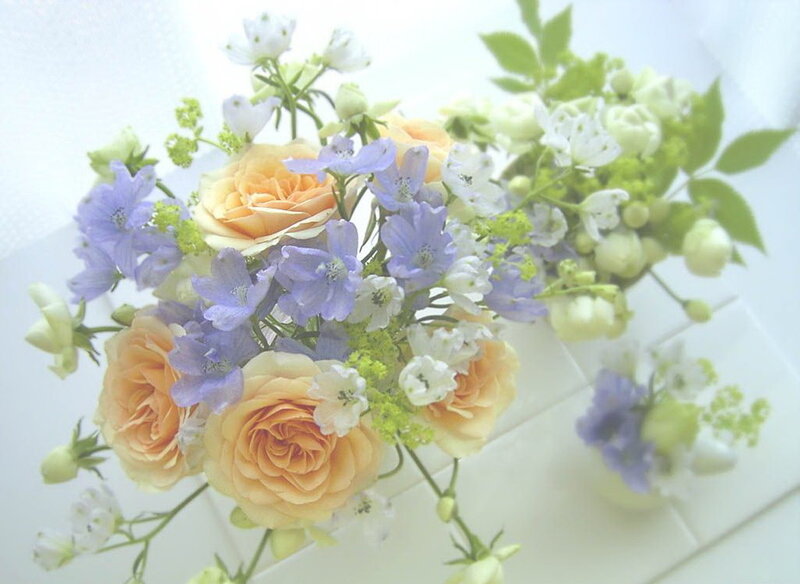 pastel flower bouquet