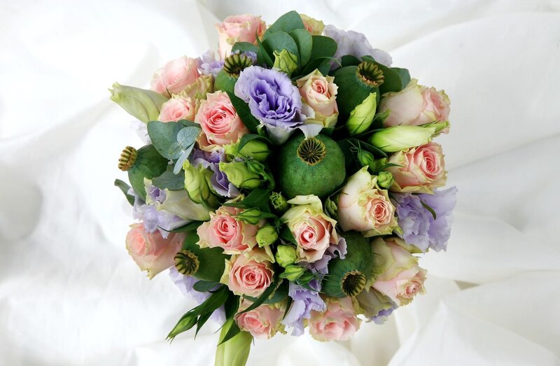 Pastel flower bouquet