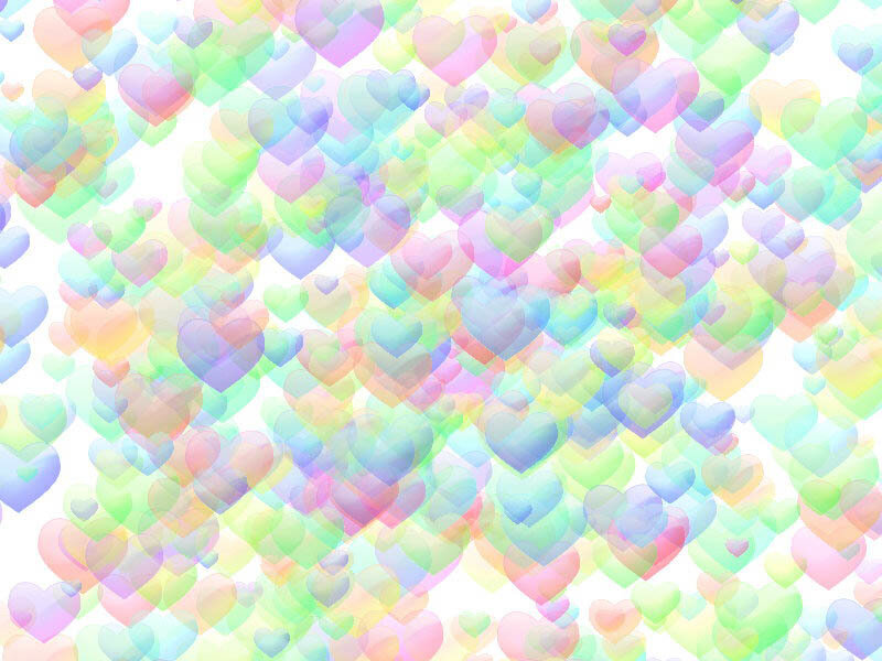pastel heart pattern