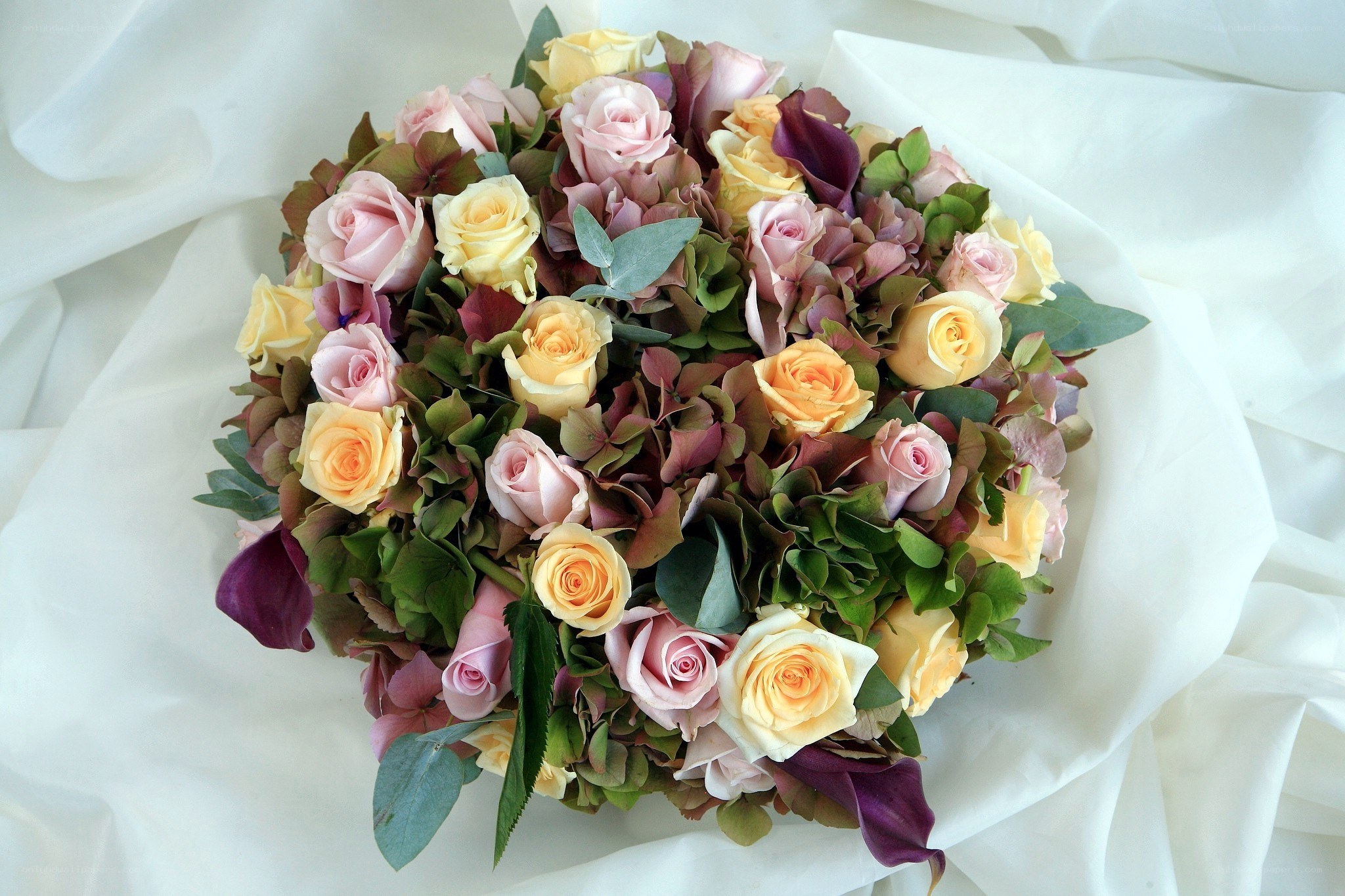 pastel rose bouquet