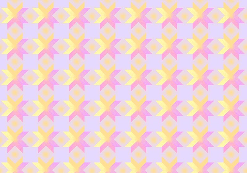 pastel star pattern