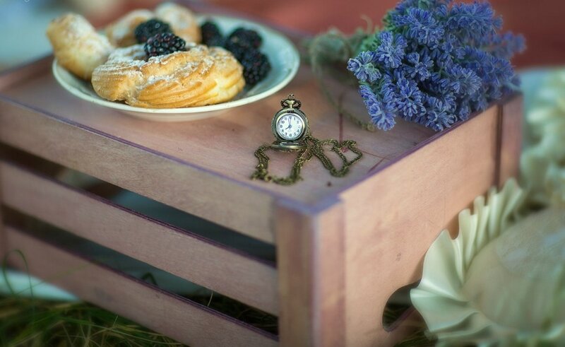 Pastries and Pocket Watch