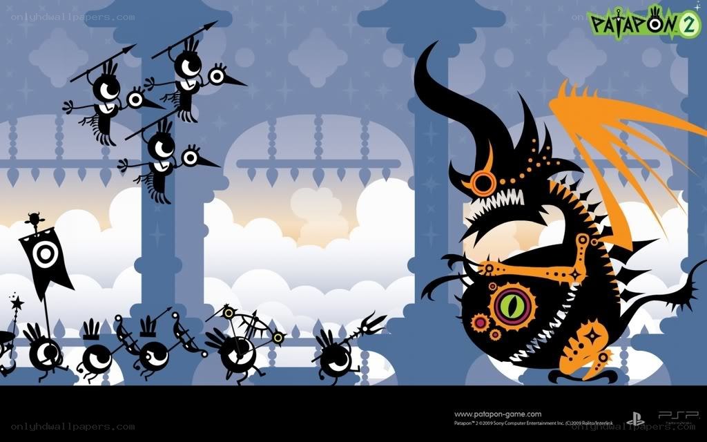 Patapon 2 game art