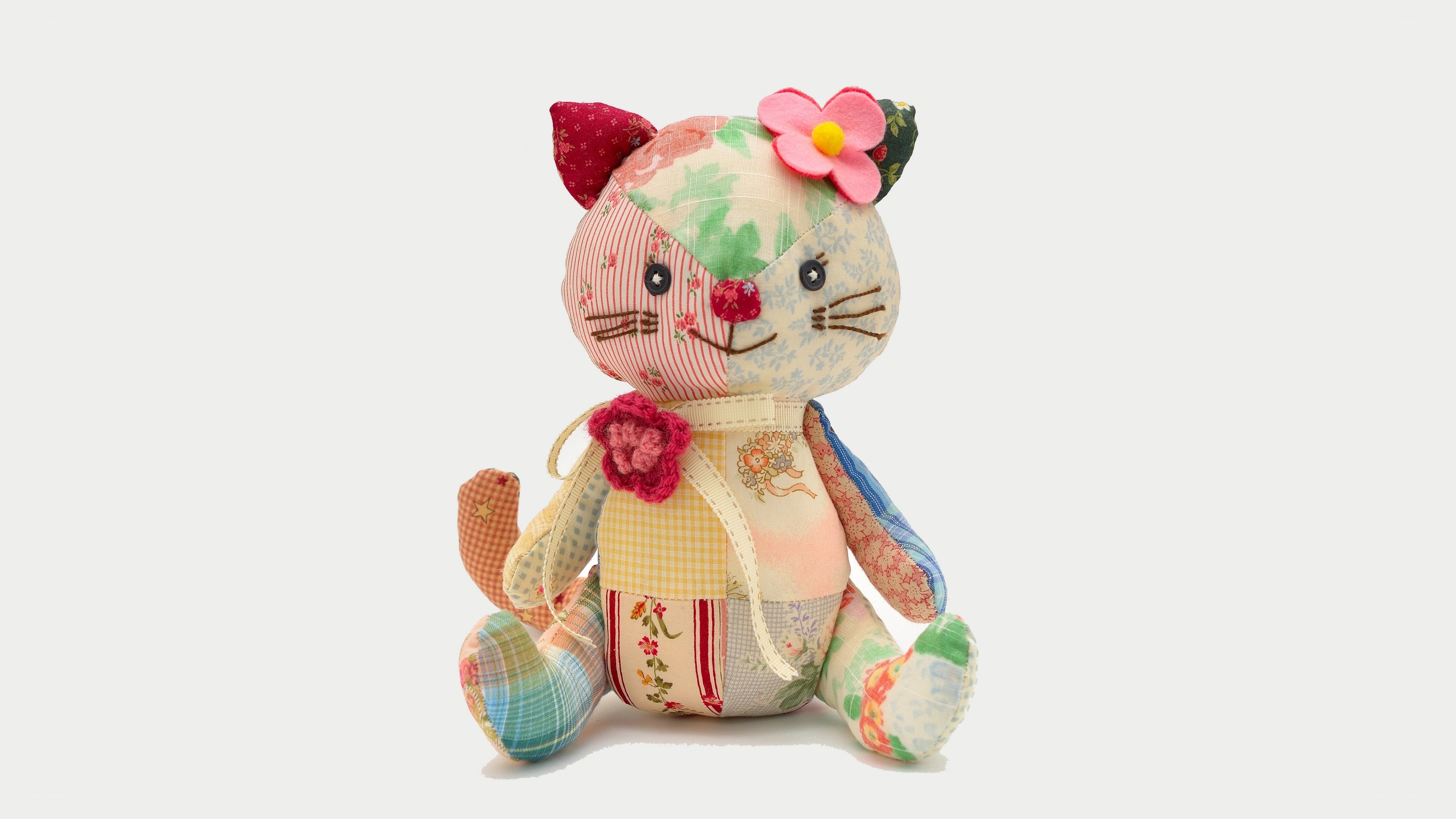 patchwork cat doll