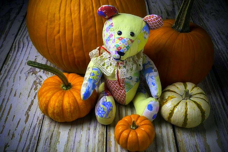 Patchwork Teddy Bear