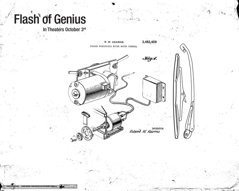 Patent Drawing of Wiper Motor