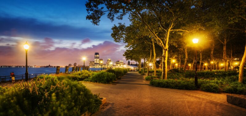 Path Along Waterfront Park