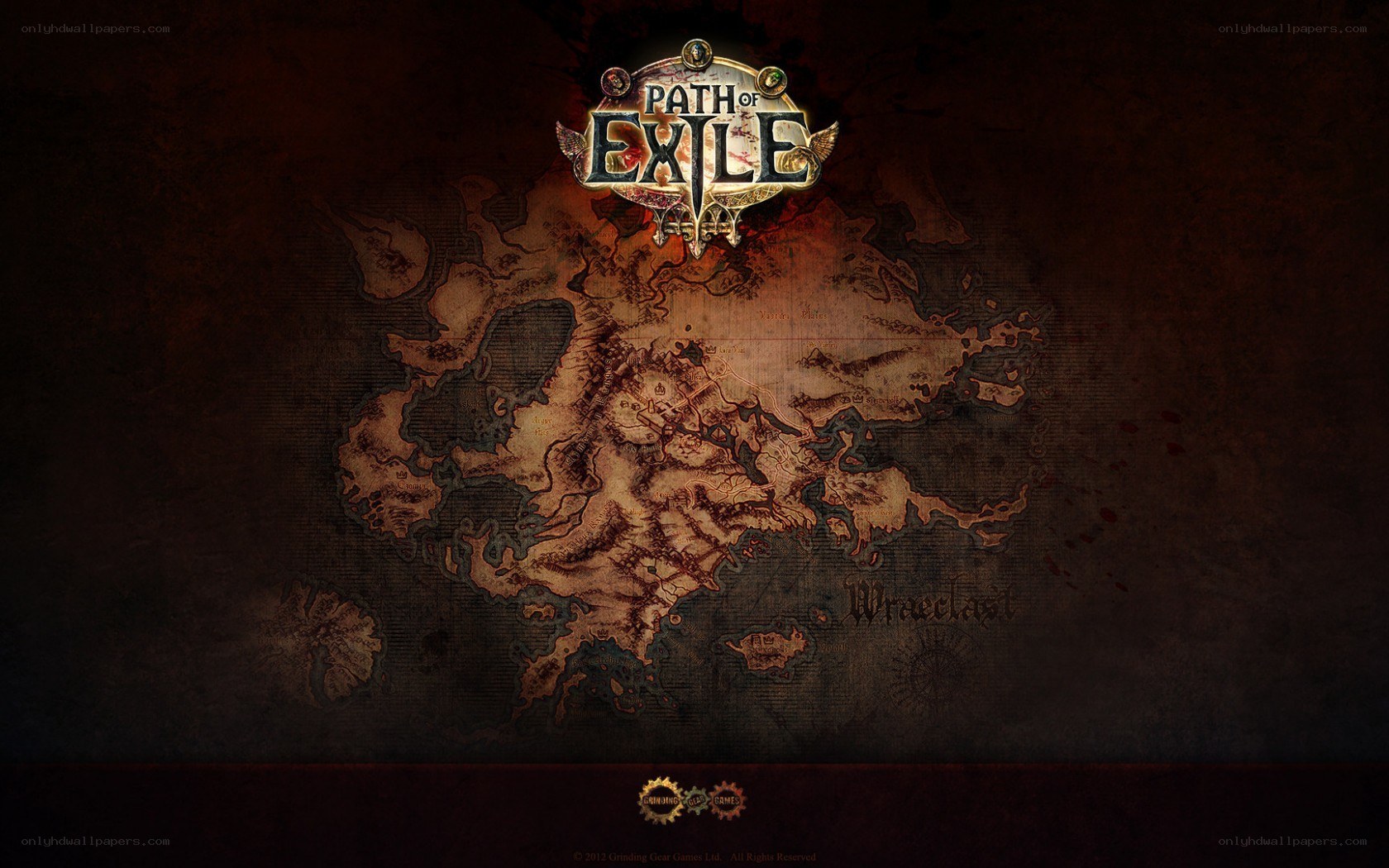Path of Exile game map
