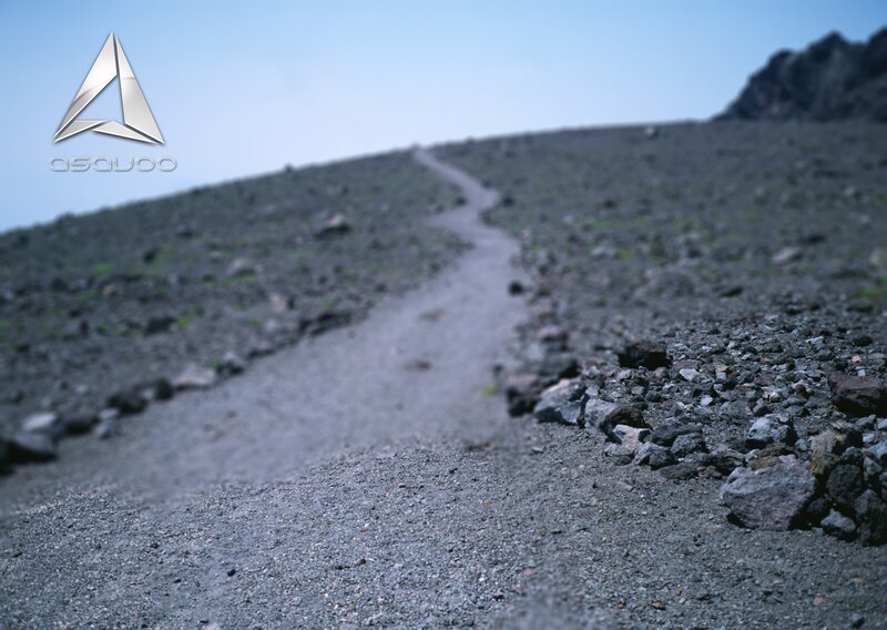 Path on a rocky hillside