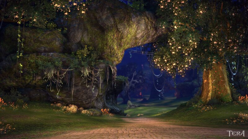 Path Through Enchanted Forest — Green