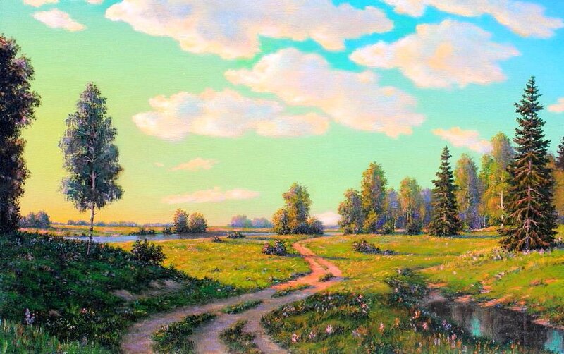 Path Through Green Meadow