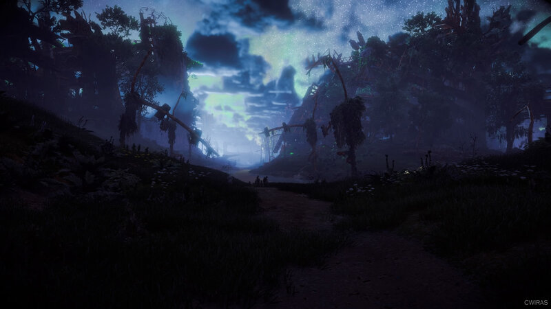 Path Through Overgrown Ruins