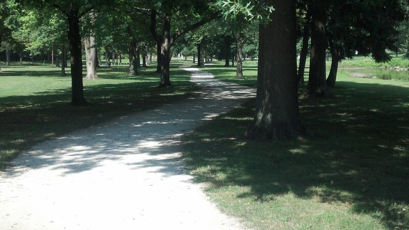 Path Through Park — Green