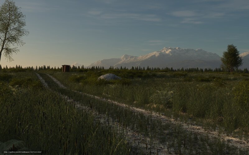 Path to the mountains
