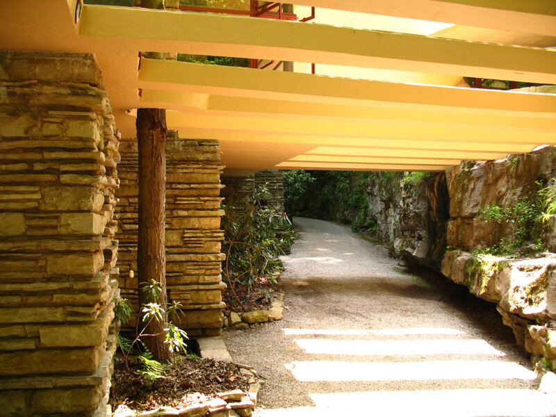 path under stone bridge