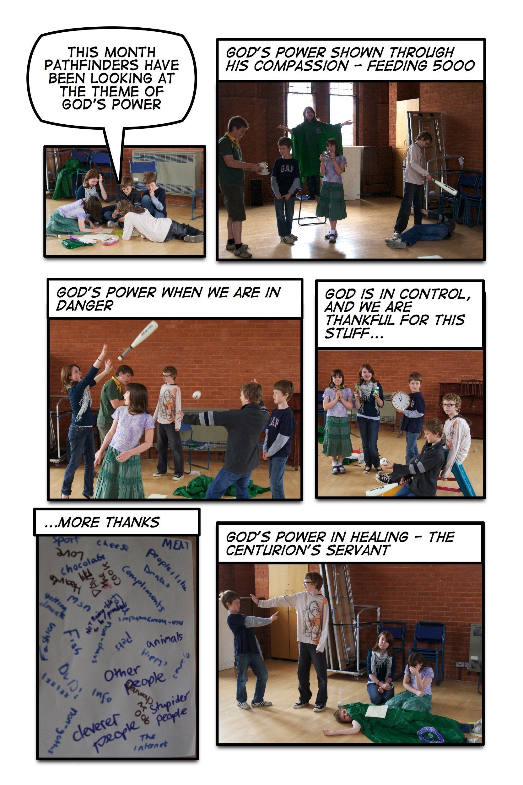 Pathfinders exploring God's power