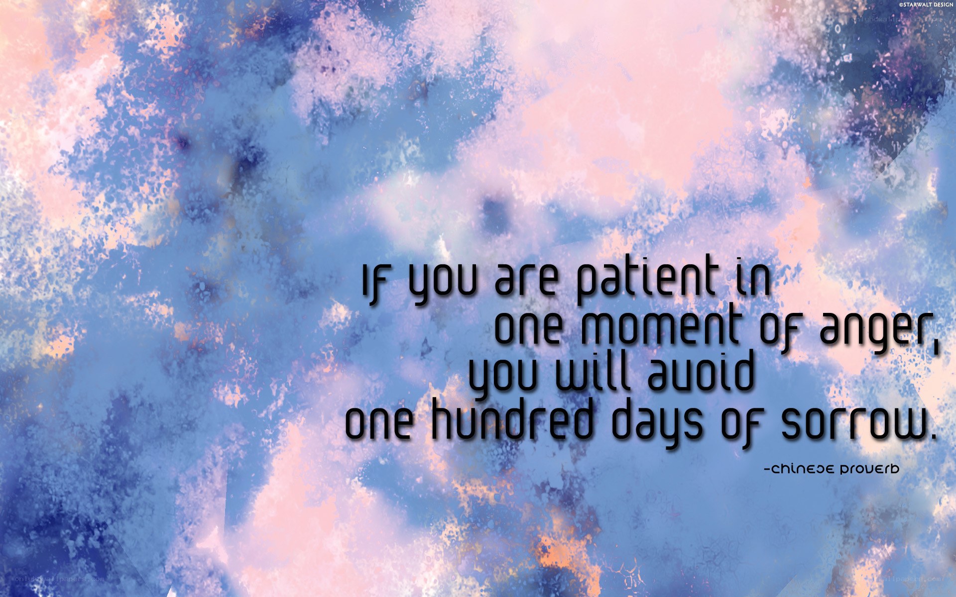 patience proverb quote