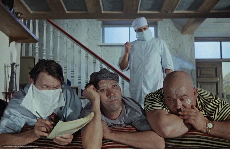 Patients in hospital room