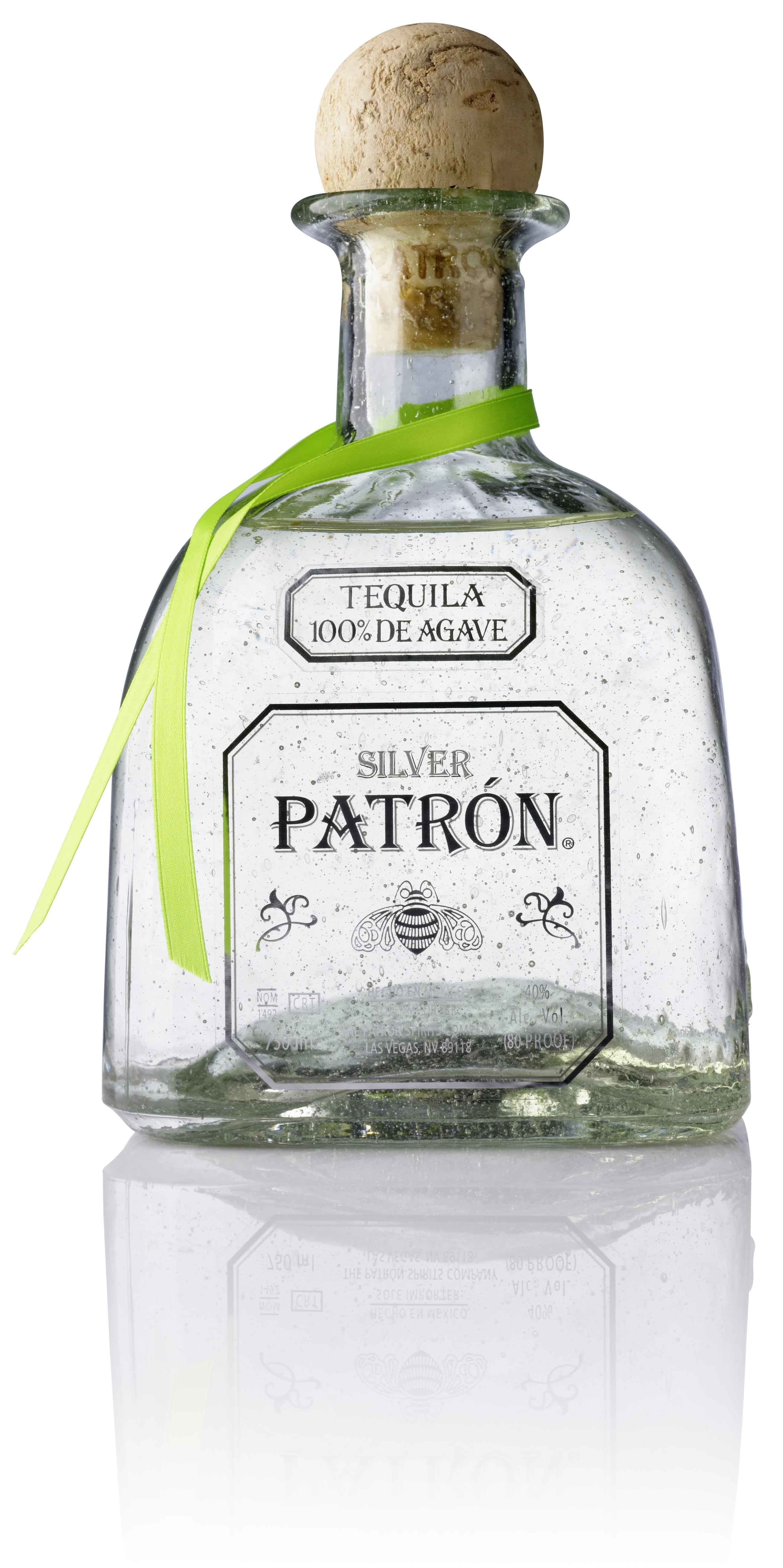 Patrón Silver Tequila bottle