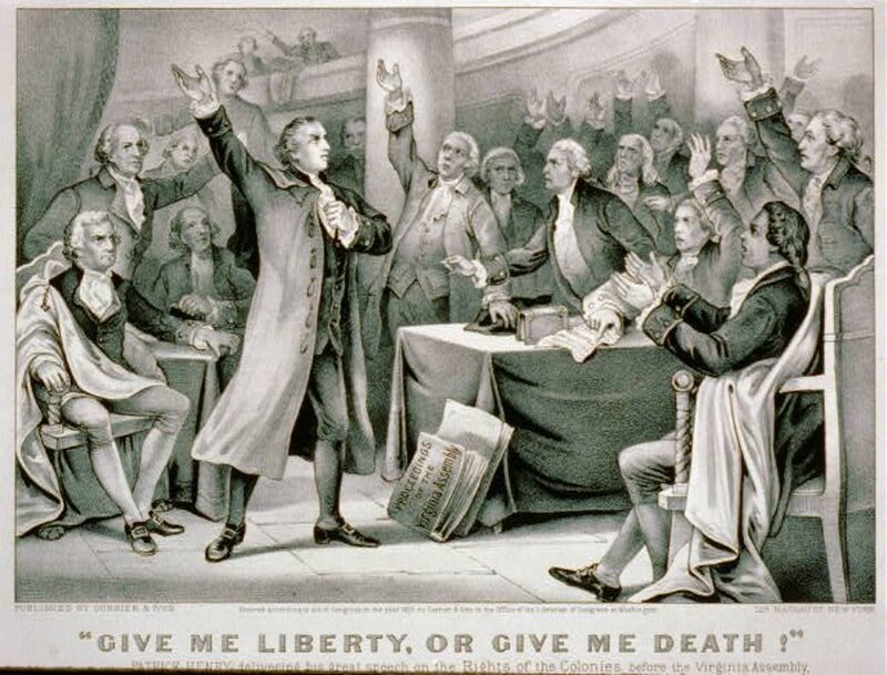 Patrick Henry Speaking