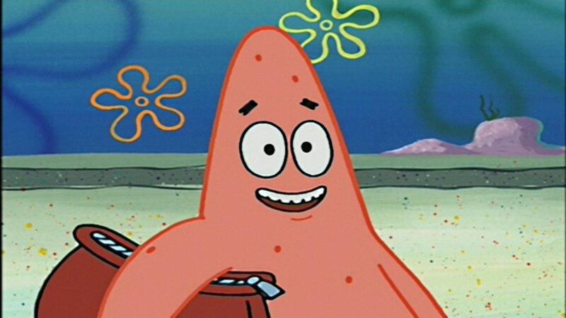 Patrick Star smiling