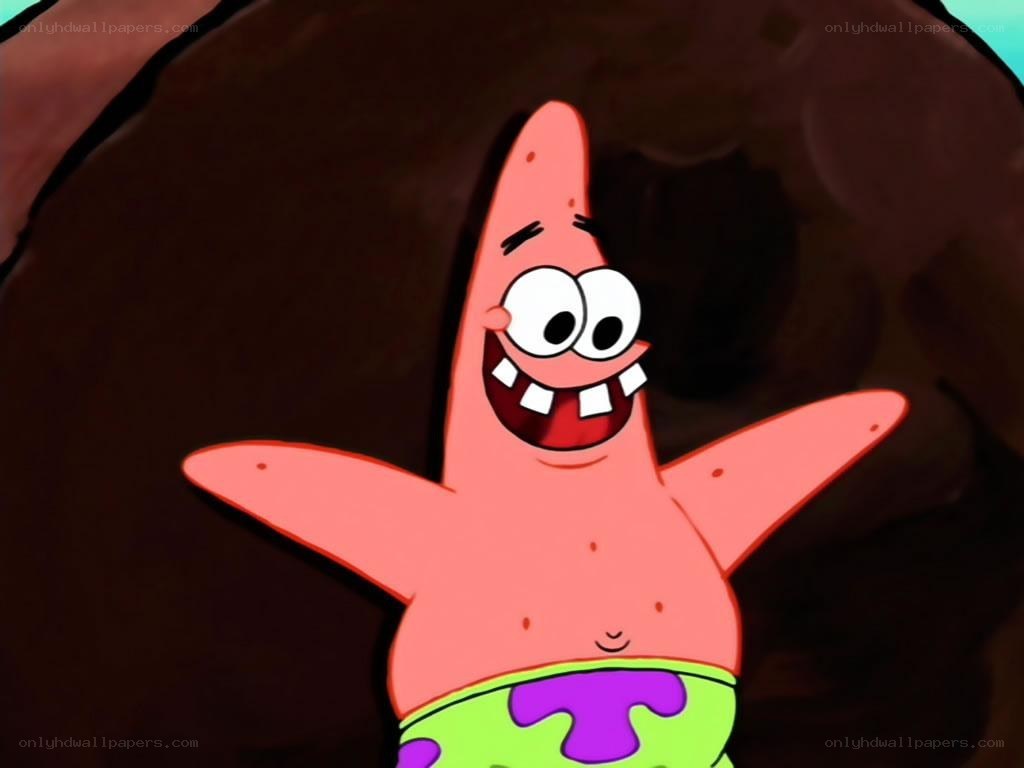 Patrick Star smiling widely
