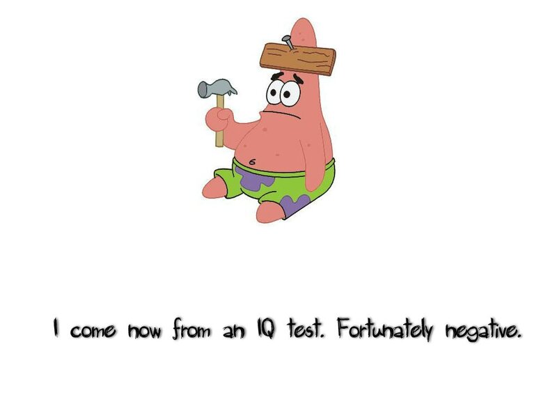 Patrick Star with hammer