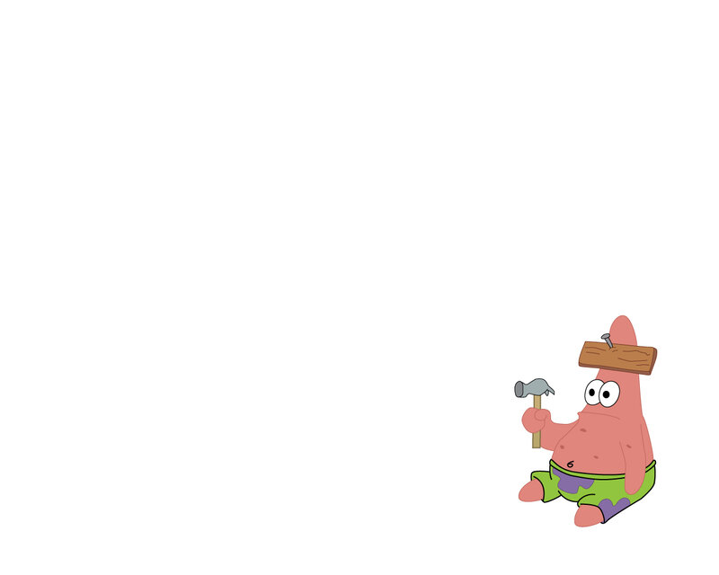 Patrick Star with Hammer — Pink