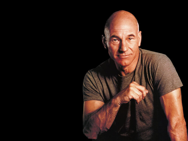 Patrick Stewart portrait